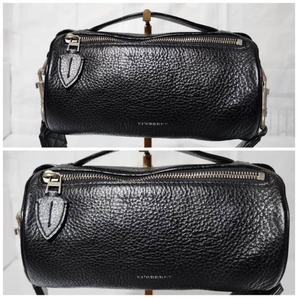 Authentic BURBERRY Calfskin The Barrel Bag Black - Picture 5 of 16